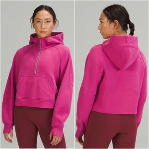 Lululemon Scuba Oversized OS 1/2 Half Zip Hoodie